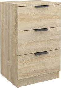 vidaXL Noptieră, stejar sonoma, 40x36x65 cm