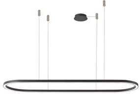 Lustră LED dimabilă pe cablu ELENA LED/60W/230V 150 cm negru Azzardo AZ5057