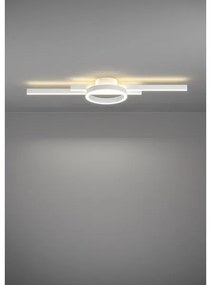 Plafonieră RGBW dimabilă Eglo 900952 AMANDOLO 23,5W/230V alb + telecomandă