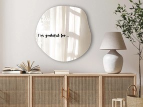 Autocolant pentru oglindă S29 – I’m grateful for...