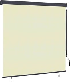 vidaXL Jaluzea tip rulou de exterior, crem, 160 x 250 cm
