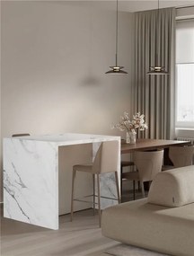 Lustra LED design ambiental Esti maro inchis 23cm