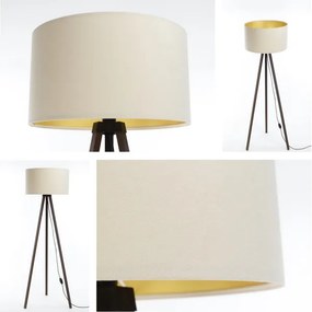 Lampadar STANDART 1xE27/60W/230V crem/maro