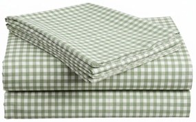 Set lenjerie de pat din microfibra pentru patut cu cearsaf GRENTIS, verde