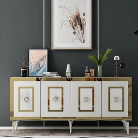 Dulap Karya White and Gold