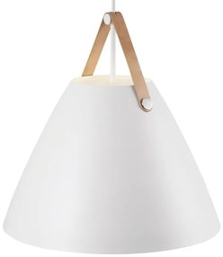 Lustra / Pendul design nordic Strap 48 alb 84353001 DFTP