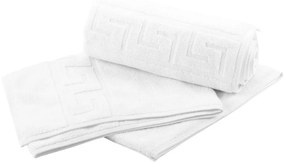 Set 2 prosoape, hotel Line, bedora, 50x90 cm, 100% bumbac cardat, 500 g/mp, alb, 2 piese