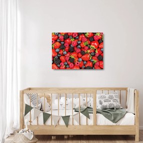 Tablou pe sticlă - Încărcătură de fructe (70x50 cm)