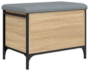 Banca de depozitare, stejar sonoma, 62x42x45 cm, lemn prelucrat