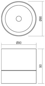 Redo 90627 - Spot de exterior LED SHAFT, 13 W, 230 V, IP65, antracit