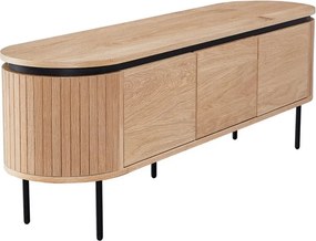 Comoda TV cu furnir de stejar ATELIER 160cm