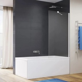 Paravan de cada SanSwiss Easy 2.0 alb mat 80x150 cm sticla securizata 8 mm