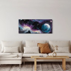Tablou - Univers pictat (120x50 cm)