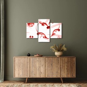 Tablou cu inima din fum (90x60 cm)