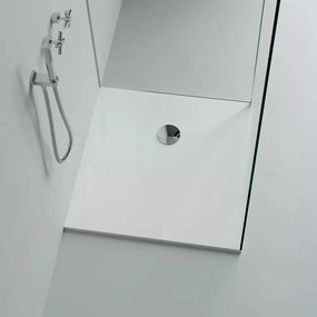 Cadita de dus Marmite Burgos 80x80 cm alb mat