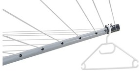 Uscător de rufe argintiu pentru grădină 50 m LinoLift 500 – LEIFHEIT