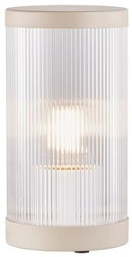 Veioza, lampa de masa pentru iluminat exterior IP54 Coupar nisip bej