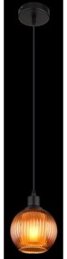 Pendul design modern ZUMBA negru/bronz