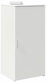 vidaXL Dulap de depozitare alb 50x45x103,5 cm din lemn prelucrat