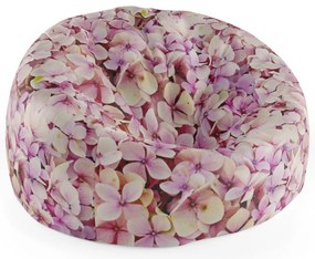 Sac de șezut Cocoon flori roz, roz