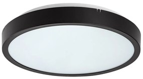 Plafoniera pentru baie, Protectie IP44 Alenzo D-25,5cm negru,alb