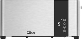 Prajitor de paine Zilan ZLN6234 Argintiun, ecran digital si tactil, putere 1400W, inox