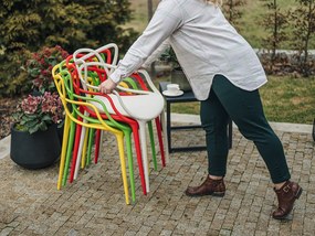 Reducere Scaun din plastic galben KATO calitatea II