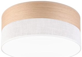 Plafonieră LED SIRJA WOOD LED/20W/230V d. 35 cm alb/stejar