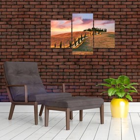 Tablou - Casa pe deal Toscana, Italia (90x60 cm)