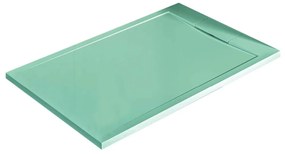 Cadita compozit pentru dus Inter Ceramic dreptunghiulara 120x80 cm verde menta