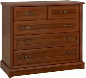Comoda TV KENT EKOM5S, castan, PAL, 101x45x91 cm