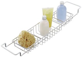 Tavă pentru cadă din inox Wenko Bringing, lungime 58,5 cm