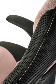 Scaun de birou Bloom roz/negru H120 cm