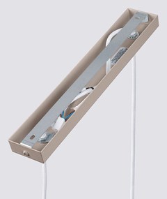 Lustră taupe din metal Gleam – Sollux