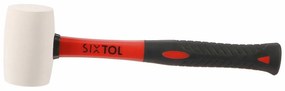 Ciocan din cauciuc Sixtol TPR HAMMER, alb, 220 g, 285 mm