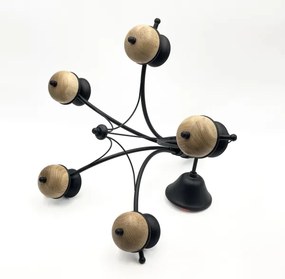 Lustră pe lanț Brilagi COTTAGE 5xG9/40W/230V fag/alb