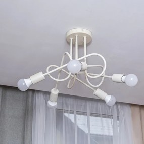 Lustră aplicată OXFORD 5xE27/15W/230V crem