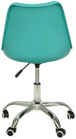 OFERTA Scaun de birou turcoaz MILANO II. calitate secundara