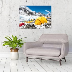 Tablou - Camping la munte (70x50 cm)