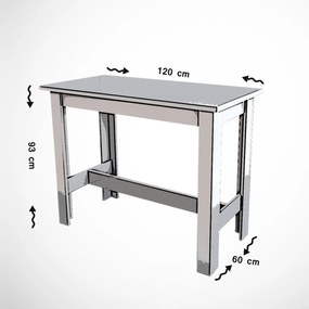 Masă de sufragerie Barra Walnut