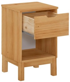 Noptieră în culoare naturală din lemn de pin Post – Støraa