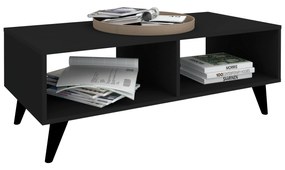 Masuta Cafea Melo, Negru, 110 x 50 x 40 cm