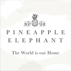 Draperii albastre 2 buc. 117x229 cm Suri Geo – Pineapple Elephant