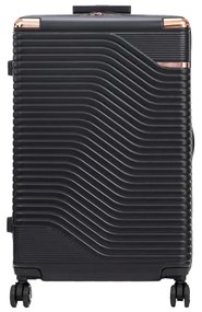 Valiză mare TravelLux Urban cu hardtop 50x78x30 cm neagră