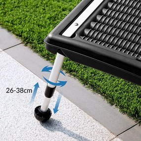Deuba Panou solar pentru incalzirea apei 110x69x14cm - antracit