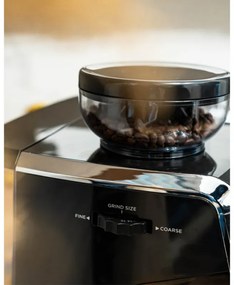 Espressor cu cafea boabe si capsule Oliver Voltz OV51171L8M, 2672W, 2 L, 5 adaptoare, 19 bar, Rasnita incorporata, Negru