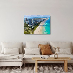 Tablou pe sticlă - Miami, Florida (70x50 cm)