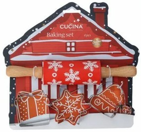 Set de copt La Cucina din 4 piese căsuțe