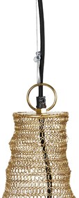 Lampă suspendată orientală aurie 60 cm - Nidum L