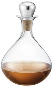 Decantor de băuturi Sky cu dop de oțel, 145cl - Georg Jensen